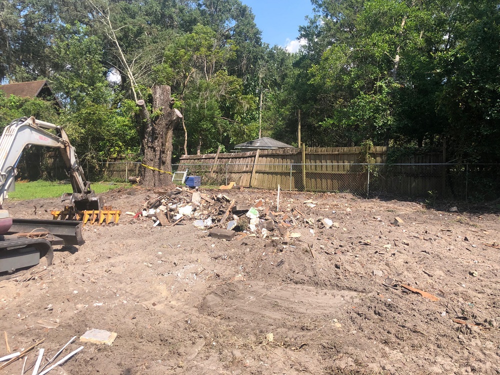 Finishing the clean up