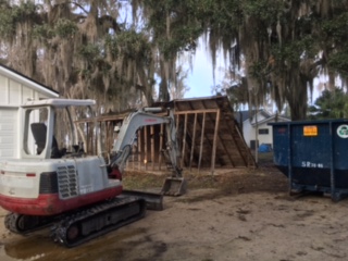 Before Shed was Demolished in Clay County