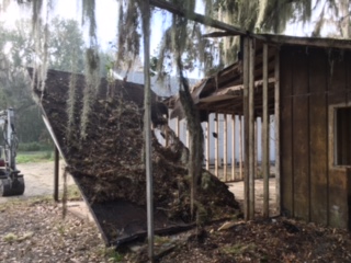 Before Shed was Demolished in Keystone Heights, Florida