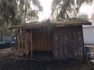 Before Shed was Demolished in Northeast Florida