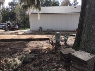 After Shed Removal - Left well untouched in Keystone Heights