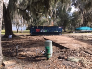 After Shed Removal - Left well untouched in Clay County