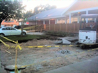 Removal of Concrete Sidewalk and Asphalt Parking Lot